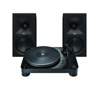 Klipsch The Sevens II Speakers & Audio-Technica AT-LP7X Turntable Hi-Fi Bundle Black