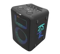 Klipsch Vegas Music City Party Speaker - Six Light Show Settings, 8 Hour Battery Life, IPX4 Rated, Pole Mountable and Mic Included!