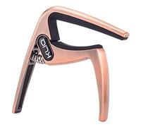 KLIQ K-PO Guitar Capo for 6 String Acoustic and Electric Guitars | Trigger Style for a Quick Change, Brushed Bronze