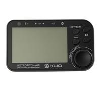 KLIQ MetroPitch - Metronome Tuner for All Instruments - with Guitar, Bass, Violin, Ukulele, and Chromatic Tuning Modes (MetroPitch-Air, Black)