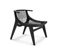 Klismos Lounge Chair with felt gliders Knoll International - ACSAEFO1 + ACHAEB