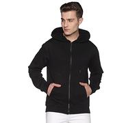 Klizzer Luxury Zip Up Hoodie Men 100% Cotton Fleece Heavyweight Hooded Sweatshirt, Comfortable Full Zipper Jacket for Adults.