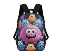 KLJHNVBM Cartoon Colorful Monster Bookbag - Ultra Lightweight Portable Backpack Work Travel Backpack for Men Women Fits 16 Inch Notebook