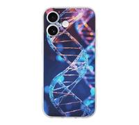 KLJHNVBM Compatible with iPhone 17 Case, Shockproof Soft TPU Clear Phone Cover with Anti-Yellowing & Scratch-Resistant, DNA Genetic Helix iPhone 17 Case for Men Women
