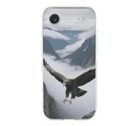 KLJHNVBM Compatible with iPhone 17 Case, Shockproof Soft TPU Clear Phone Cover with Anti-Yellowing & Scratch-Resistant, Eagles Fly in The Valley iPhone 17 Air Case for Men Women