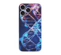 KLJHNVBM Compatible with iPhone 17 Case, Shockproof Soft TPU Clear Phone Cover with Anti-Yellowing & Scratch-Resistant, DNA Genetic Helix iPhone 17 Pro Max Case for Men Women