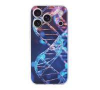 KLJHNVBM Compatible with iPhone 17 Case, Shockproof Soft TPU Clear Phone Cover with Anti-Yellowing & Scratch-Resistant, DNA Genetic Helix iPhone 17 Pro Case for Men Women