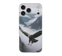 KLJHNVBM Compatible with iPhone 17 Case, Shockproof Soft TPU Clear Phone Cover with Anti-Yellowing & Scratch-Resistant, Eagles Fly in The Valley iPhone 17 Pro Max Case for Men Women
