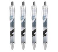KLJHNVBM Eagles Fly in The Valley Ballpoint Pens - Black Ink Fine Point 0.5mm Pens, Smooth Writing & Comfortable Grip for Office Home, Durable PC Material, Great Gift Idea