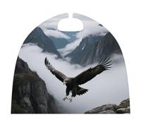 KLJHNVBM Eagles Fly in The Valley Halloween Costumes Double Sided Capes - One Size, Cute Cloak for Cosplay, Costume Party