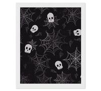 KLJHNVBM Halloween Goth Diamond Painting Kits, 5D Round Gem Art Kits for Beginners, DIY Full Drill Diamond Dots for Home Wall Decor & Gift 16"x20"