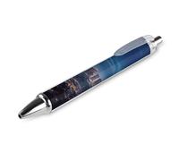 KLJHNVBM Los Angeles Skyline Ballpoint Pens - Black Ink Fine Point 0.5mm Pens, Smooth Writing & Comfortable Grip for Office Home, Durable PC Material, Great Gift Idea