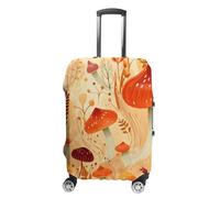 KLJHNVBM Mushrooms And Plants Luggage Covers Elastic Suitcase Cover Protector Cute Travel Suitcase Protector Anti-scratch Fits 19-32 Inch Luggage, style, Small, Luggage Case Cover