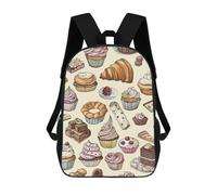 KLJHNVBM Pastry Doodle Art Bookbag - Ultra Lightweight Portable Backpack Work Travel Backpack for Men Women Fits 16 Inch Notebook