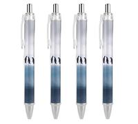 KLJHNVBM Penguins on The Iceberg Ballpoint Pens - Black Ink Fine Point 0.5mm Pens, Smooth Writing & Comfortable Grip for Office Home, Durable PC Material, Great Gift Idea