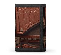 KLJHNVBM Sloth on Zipper Trifold Wallet for Men - Money Clip Slim Wallets with Multiple Card Slots Minimalist Small Front Pocket Wallet for Everyday Carry