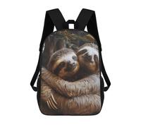 KLJHNVBM Two Sloths Hugging Bookbag - Ultra Lightweight Portable Backpack Work Travel Backpack for Men Women Fits 16 Inch Notebook