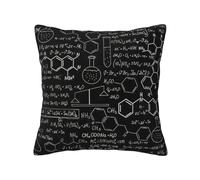 KLJnmbb Abstract Science Chemistry Illustration 3D Print Throw Pillow Cover Square Cushion Cases Sofa Office Vacation Home All Seasons Decor