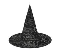 KLJnmbb Abstract Science Chemistry Illustration 3d Print Unisex Halloween Witch Hat Adults And Teens Cap Parties Carnivals Costumes Caps
