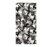 KLJnmbb Ack Grey White Camo Print Stylish Bath Towel Lightweight Towels Beach Pool Gym Travel Vacation Multiple Use