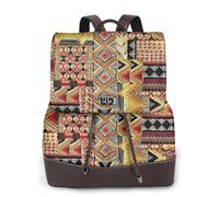 KLJnmbb African Textile Patchwork Print Women'S Backpack Shopping Bag Lightweight Versatile Fashion Rucksack Work Travel
