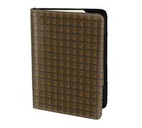 KLJnmbb Ancient Egyptian Hieroglyph Print 5.5in Passport Travel Document Wallet Secure Compact Stylish for Men and Women
