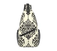 KLJnmbb Asian ElephantsPrint Cross Bag Diagonally Sling Chest Backpack for Men Women Travel Gym Daily Urban Use