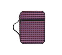 KLJnmbb Bright Moon At Sea Hippie Print Waterproof Bible Storage Bag Religious Organizer Scripture Holder for Church Travel