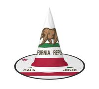 KLJnmbb California State Flag Print Adults Celebration Carnival Hat Party Supply Decoration Cosplay Costume Themed