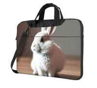 KLJnmbb Cry White Rabbit Print Practical Bag Stylish And Protective Laptop Bag Versatile Soft Bag For Women Men