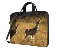KLJnmbb Cute Deers Print Practical Bag Stylish And Protective Laptop Bag Versatile Soft Bag For Women Men