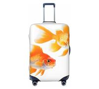 KLJnmbb Cute Goldfishes Print Universal Suitcase Cover Luggage Protector Elastic Washable Travel Luggage Cover