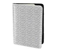 KLJnmbb Cute Penguin Print 5.5in Passport Travel Document Wallet Secure Compact Stylish for Men and Women