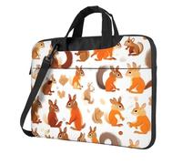 KLJnmbb Cute Squirrels Print Practical Bag Stylish And Protective Laptop Bag Versatile Soft Bag For Women Men