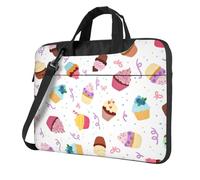 KLJnmbb Delicious Cupcakes Print Practical Bag Stylish And Protective Laptop Bag Versatile Soft Bag For Women Men