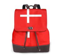 KLJnmbb Denmark Danish Flag Print Women'S Backpack Shopping Bag Lightweight Versatile Fashion Rucksack Work Travel