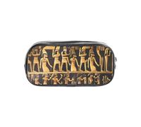 KLJnmbb Egypts Hieroglyphics Print Clear Pencil Case for Students Kids Boys Girls Transparent Stationery Organizer