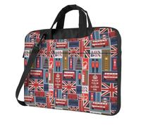 KLJnmbb England Symbols Print Practical Bag Stylish And Protective Laptop Bag Versatile Soft Bag For Women Men