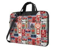 KLJnmbb England Symbols Print Practical Bag Stylish And Protective Laptop Bag Versatile Soft Bag For Women Men