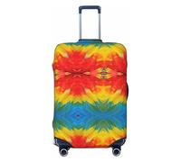 KLJnmbb Fantastic Parrot Feather Print Universal Suitcase Cover Luggage Protector Elastic Washable Travel Luggage Cover