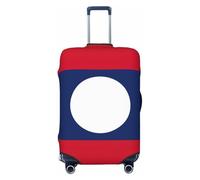 KLJnmbb Flag of Laos Print Stretchable Suitcase Universal Elastic Luggage Protector Sleeve Vacation Travel