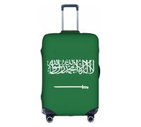KLJnmbb Flag of Saudi Arabia Print Suitcase Cover Elastic Washable Anti Scratch Luggage Protector Dustproof Stylish