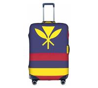 KLJnmbb Flag of The Kingdom of Hawaii Print Suitcase Cover Elastic Washable Anti Scratch Luggage Protector Dustproof Stylish