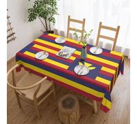 KLJnmbb Flag of the Kingdom of Hawaii Print Versatile Rectangle Tablecloth 54x72 In Waterproof Reusable Dining Cloth Kitchen