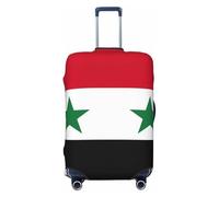 KLJnmbb Flag of The Syrian Arab Republic Print Universal Suitcase Cover Luggage Protector Elastic Washable Travel Luggage Cover
