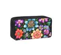 KLJnmbb Flower Diamond Paintings Print Lightweight Case Stationery Organizer Pouch Office Travel Commute Home Gifting