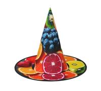 KLJnmbb Fruit Rainbow Print Adults Celebration Carnival Hat Party Supply Decoration Cosplay Costume Themed