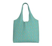 KLJnmbb Funny Cartoon Kangaroo Zoo Print Oversized Canvas Tote Bag Lightweight Shoulder Handbag For Beach Travel Daily