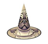 KLJnmbb Funny Cartoon Pug Puppy Dogs Print Adults Celebration Carnival Hat Party Supply Decoration Cosplay Costume Themed