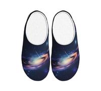 KLJnmbb Galaxy in The Universe Print For Men Women Comfortable Anti Pilling Washable Slippers Cozy Stylish Footwear